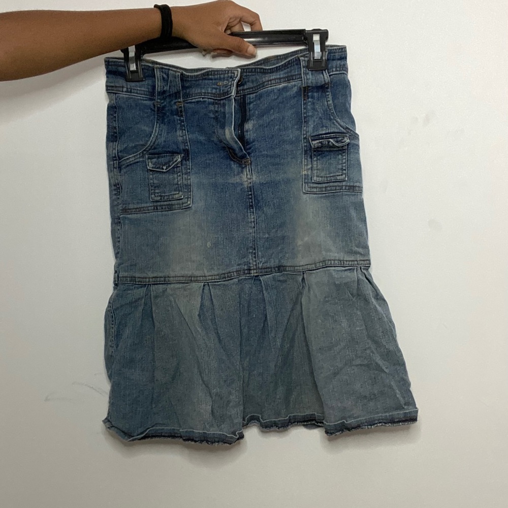 Sealed With A Kiss Jean Skirt